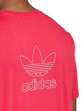 T-Shirt Adidas BF Fucsia für Herren
