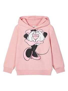Sweatshirt Name It Minnie Lope Rosa für Mädchen