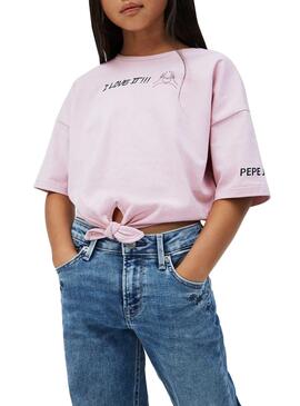 T-Shirt Pepe Jeans Elisabeth Malva für Mädchen
