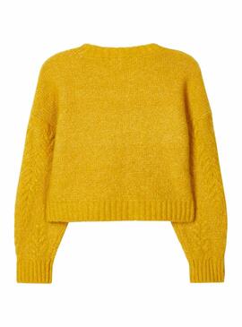 Pullover Name It Netrea Acht Senf für Mädchen