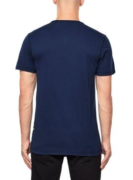 T-Shirt G Star Wavy Blau für Herren