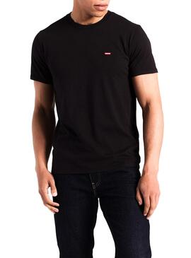 T-Shirt Levis Basic Schwarz für Herren