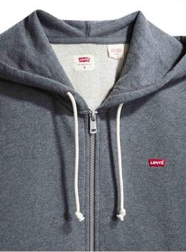 Sweatshirt Levis Zip Grau für Herren