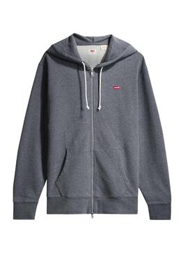 Sweatshirt Levis Zip Grau für Herren