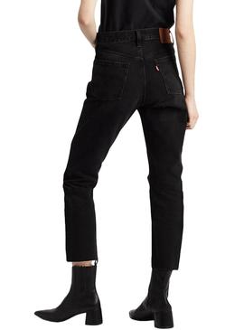 Jeans Levis 501 Schwarz für Damen