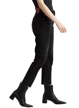 Jeans Levis 501 Schwarz für Damen