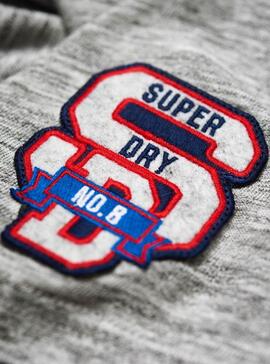 T-Shirt Superdry Patch Graue für Herren