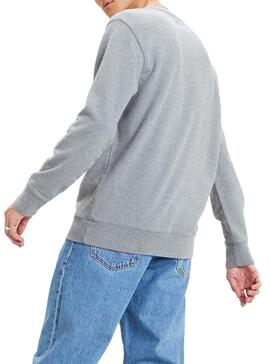 Sweatshirt Levis Basic Crew Gris für Herren