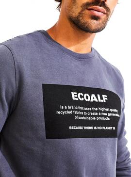 Sweatshirt Ecoalf Patch Label Blau für Herren