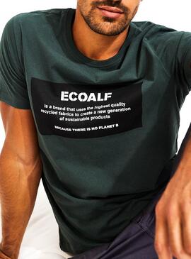 T-Shirt Ecoalf Patch Grün für Herren