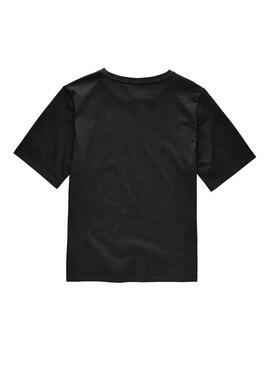 T-Shirt G Star Raw Logo Schwarz für Mädchen