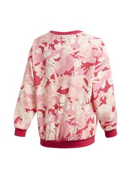 Sweatshirt Adidas Flores Rosa für Mädchen