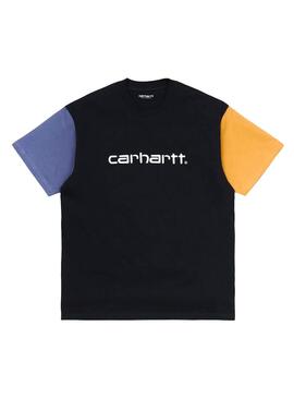 T-Shirt Carhartt Tricolor Blau Marine für Herren