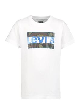 T-Shirt Levis Camo Weiss für Junge