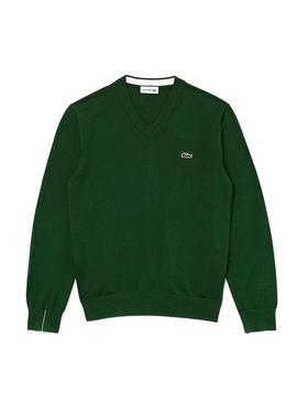 Pullover Lacoste Basic Grün für Herren