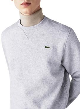 Sweatshirt Lacoste Basic Grau für Herren