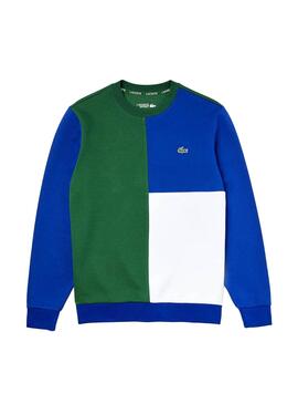 Sweatshirt Lacoste Panels Grün für Herren