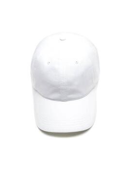 Kappe Lacoste Basic Weiss für Damen y Herren