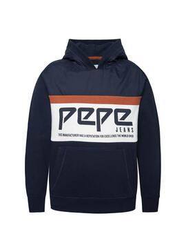 Sweatshirt Pepe Jeans Gaby Blau für Junge