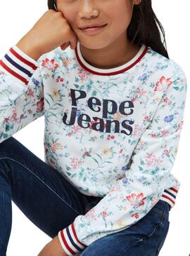 Sweatshirt Pepe Jeans Torence Weiss für  Mädchen