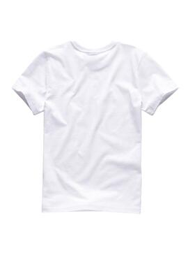 T-Shirt G-Star Patch Weiss für Junge