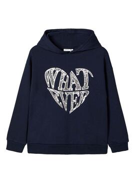 Sweatshirt Name It Nadali Blau für Mädchen