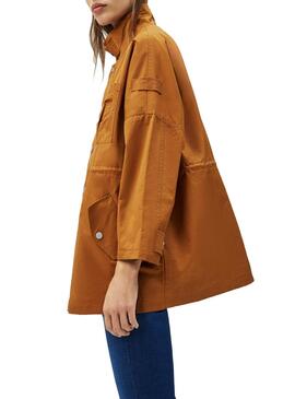 Parka Pepe Jeans Katie Camel für Damen