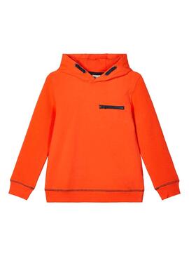 Sweatshirt Name It Newschool Orange für Junge