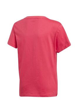 T-Shirt Adidas Blumen Pinke für Mädchen