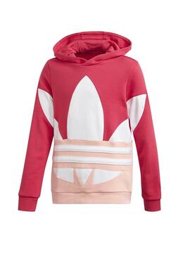 Sweatshirt Adidas Big Trefoil Rosa für Mädchen