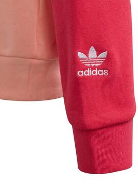 Sweatshirt Adidas Big Trefoil Rosa für Mädchen