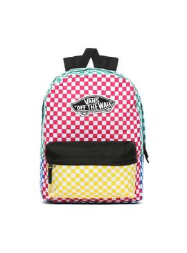 Rucksack Vans Checker Multicolor für Junge y Mädchen