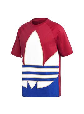T-Shirt Adidas Big Trefoil Colorblock Pinke Herren