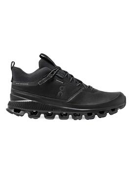 Sneaker On Running Cloud Hi Waterproof Black W.