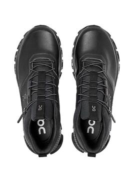 Sneaker On Running Cloud Hi Waterproof Black W.