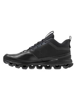 Sneaker On Running Cloud Hi Waterproof Black W.