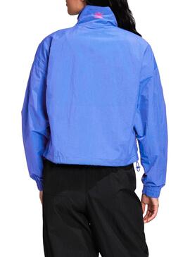 Jacke Adidas Big Trefoil Blau für Damen