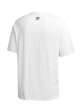 T-Shirt Adidas Big Trefoil Colorblock Weiss
