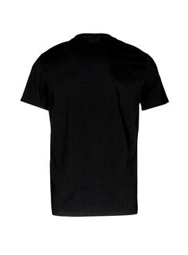 T-Shirt Antony Morato Bicolor Logo Schwarz Herren