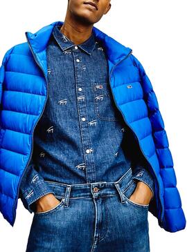 Jacke Tommy Jeans Packable Blau für Herren
