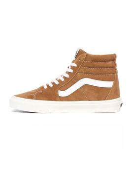 Sneaker Vans SK8-HI Leder Camel Herren und Damen