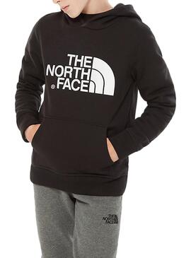 Sweatshirt The North Face Peak Schwarz Junge y Mädchen