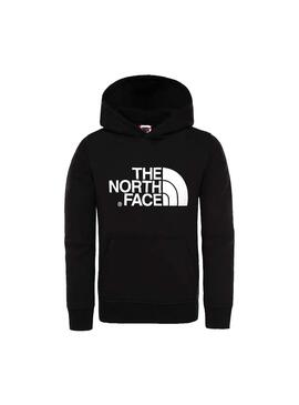 Sweatshirt The North Face Peak Schwarz Junge y Mädchen