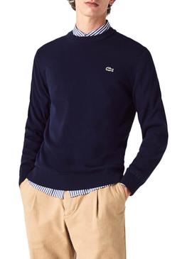 Pullover Lacoste Round Blau Marineblau für Herren