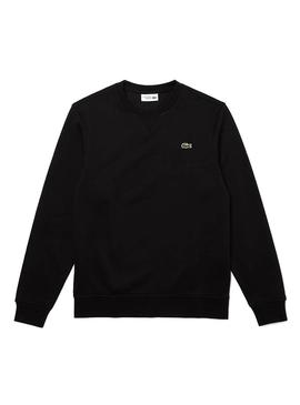 Sweatshirt Lacoste Basic Logo Schwarz für Herren