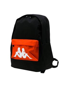 Rucksack Kappa Bastil Schwarz Orange Herren und Damen