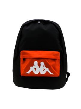 Rucksack Kappa Bastil Schwarz Orange Herren und Damen