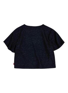 T-Shirt Levis Logo Sparkle Schwarz für Mädchen