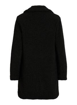 Mantel Vila Viliosi Teddy Schwarz für Damen