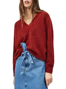 Pullover Pepe Jeans Cindy Bordeaux für Damen